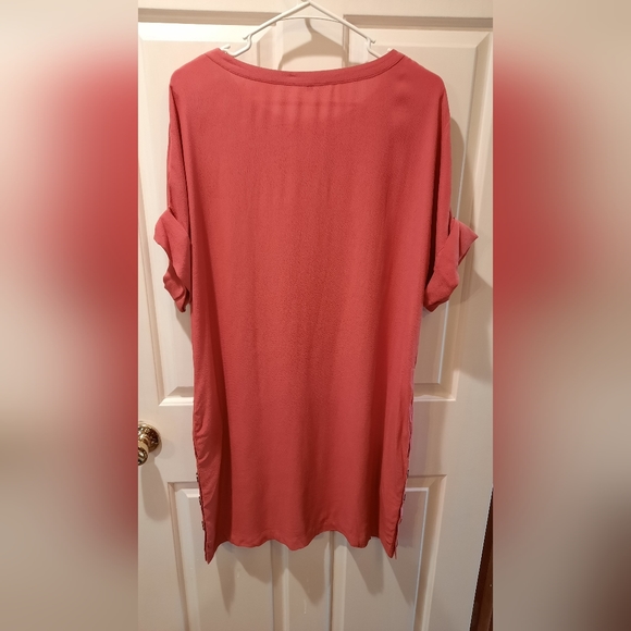 Madewell Pink Lightweight Dress with Pockets size Medium - Picture 13 of 13